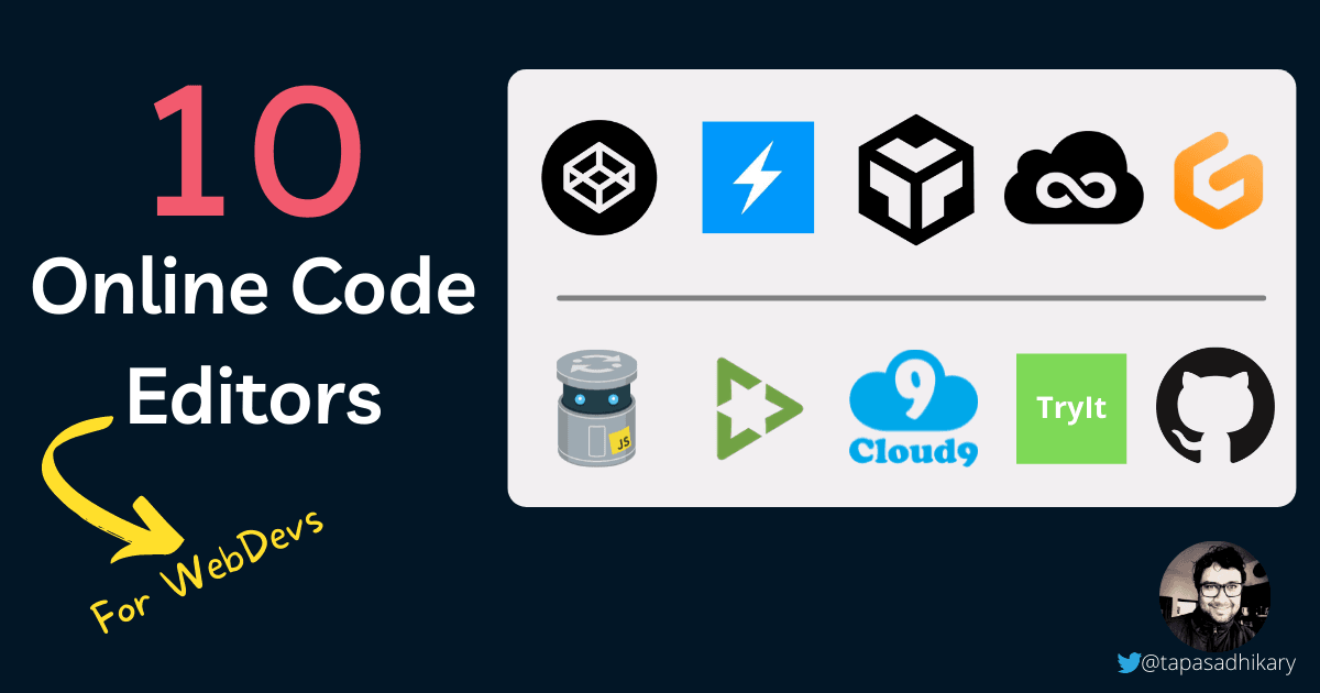 10 online code editors for web developers