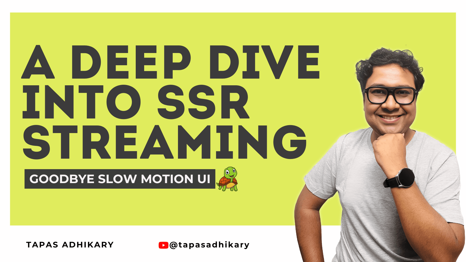 Goodbye, Slow-Motion Tortoise: A Deep Dive into SSR Streaming